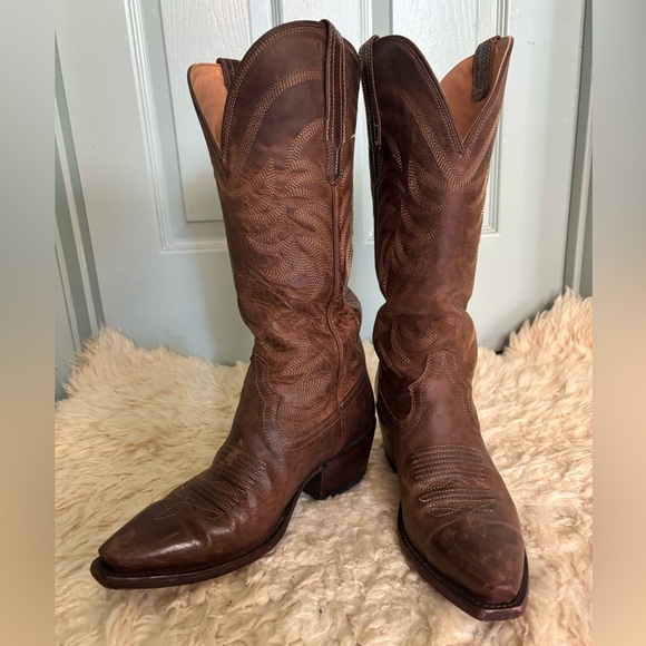 Tecovas The Annie Boots in Café Leather size 8 - Picture 7 of 14